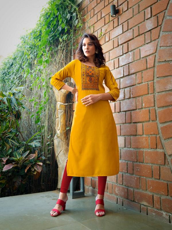 Colourpix Kit Kat Vol 3 Designer Rayon Fancy Long Kurti Collection